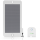 The Chargers mobile solar starter kit: Panel attaches to your bag, battery fits in your palm.